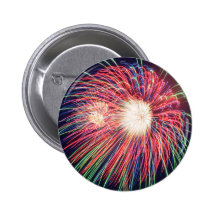 Fireworks Pinback Button