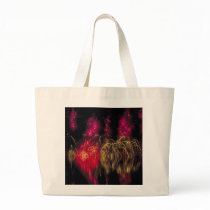 Fireworks reflection on water bags by design_girl Fireworks reflection on water bags