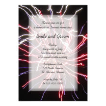 Fireworks Rehearsal Dinner Invitation
