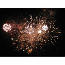 Fireworks Seen From The Back Of The Queen Mary photo sculptures
