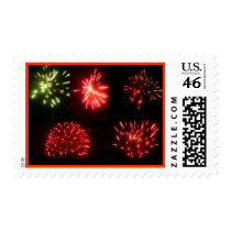 Fireworks stamp