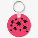 Fireworks stars key chain keychains