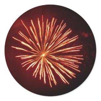 Fireworks sticker