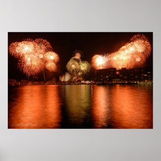 Fireworks Sydney Opera House Idol print