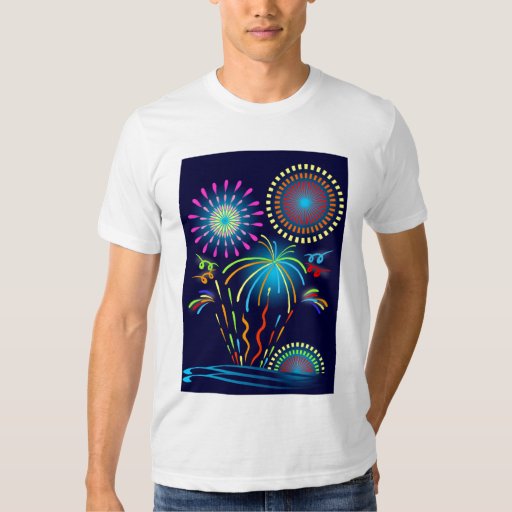 Fireworks TShirt Zazzle