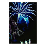 fireworks, toronto, ontario, canada, evening,