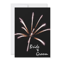Fireworks Wedding Invitation