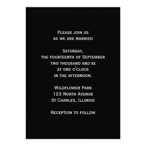 Fireworks Wedding Invitation