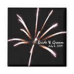 Fireworks Wedding Magnet