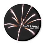 Fireworks Wedding Magnet