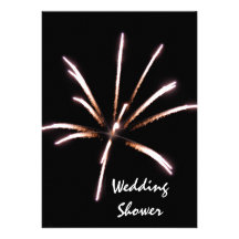 Fireworks Wedding Shower Invitation