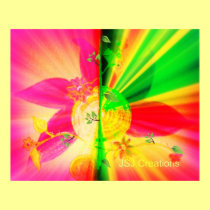 "Firey Floralisation.JSJ" posters