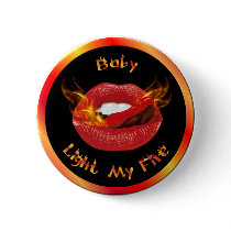 Firey Kiss Button