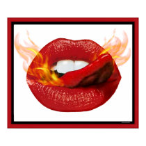 Firey Kiss Poster posters