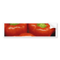 Firey Red peppers bumper stickers by Debrene Firey Red peppers bumper stickers