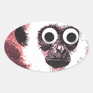 stickers monkey business eyes google sticker zazzle