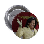 First African American First Lady - Customized Button