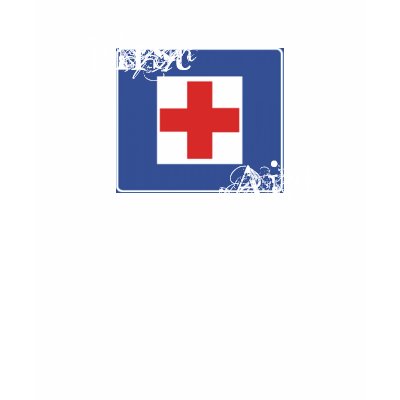 First aid logo, Girls T T-shirt by First_aid