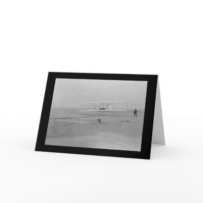 First Airplane Flight, Kitty Hawk 1903 Greeting Card by lc_vintagephotos