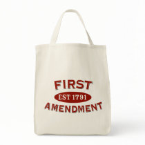First Amendment Canvas Bags