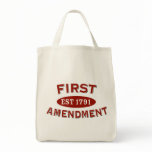 First Amendment Canvas Bags