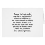 First Amendment Greeting Cards