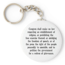 First Amendment Key Chains