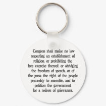 First Amendment keychains by Chorlton First Amendment keychains