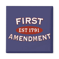 First Amendment Refrigerator Magnets