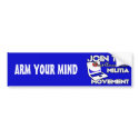 First Amendment Militia bumper stickers by webcarve First Amendment Militia bumper stickers