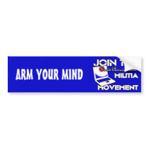 First Amendment Militia bumper stickers