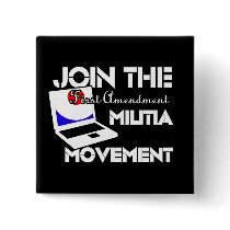 First Amendment Militia buttons