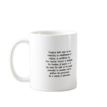 First Amendment mugs by Chorlton First Amendment mugs