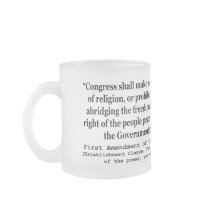 First Amendment of the United States Constitution Coffee Mugs