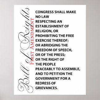 First Amendment Poster