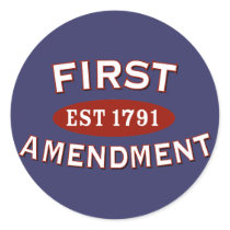 First Amendment Sticker