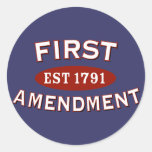 First Amendment Sticker