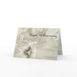 First Anniversary Sepia Card