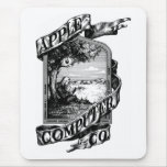 First Apple logo Mousepad