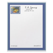 First Bird of Spring Lertterhead letterhead by rosiesworkshop First Bird of Spring Lertterhead letterhead