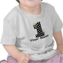First Birthday Bumble Bee Personalized T-shirt