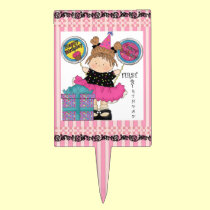 First Birthday Cake Topper cake picks
