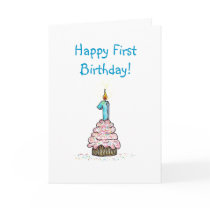 First Birthday Card