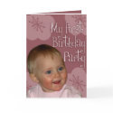 First birthday cards