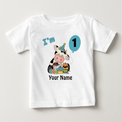 First Birthday Cow T-shirt