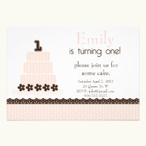First Birthday! Invitation invitations