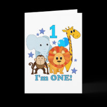 First Birthday Jungle cards