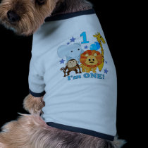 First Birthday Jungle pet clothing