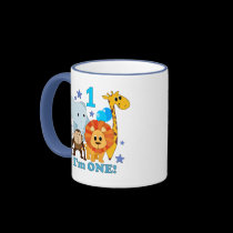 First Birthday Jungle mugs