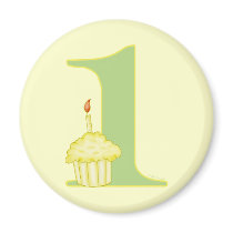 First Birthday magnets by cupcakeville First Birthday magnets